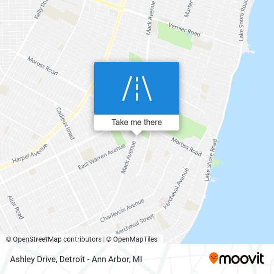 Ashley Drive map