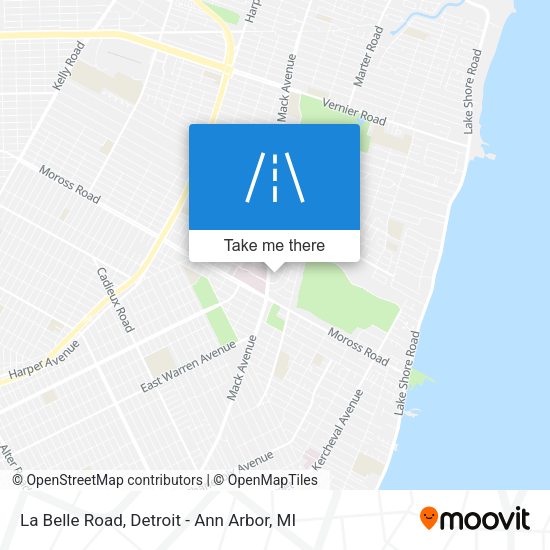 Mapa de La Belle Road