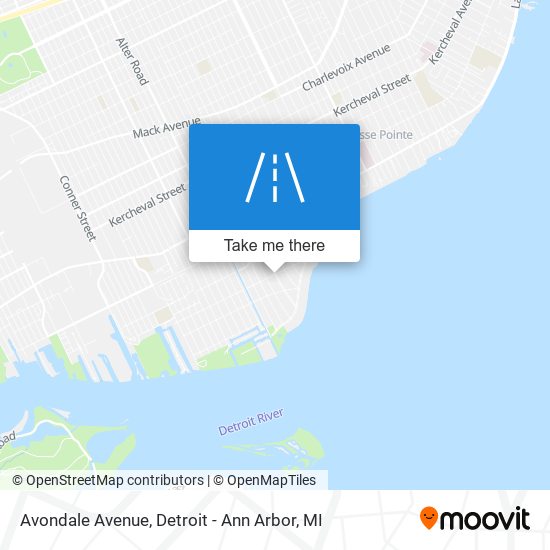 Mapa de Avondale Avenue