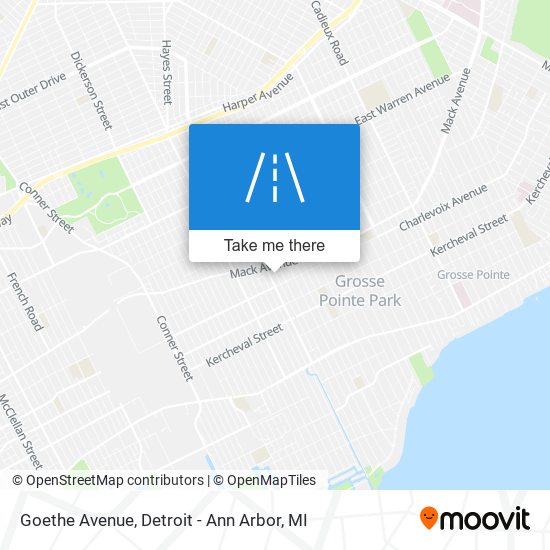 Mapa de Goethe Avenue