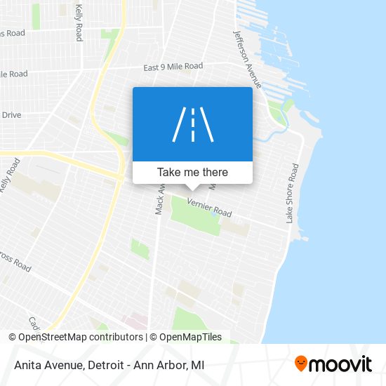 Mapa de Anita Avenue