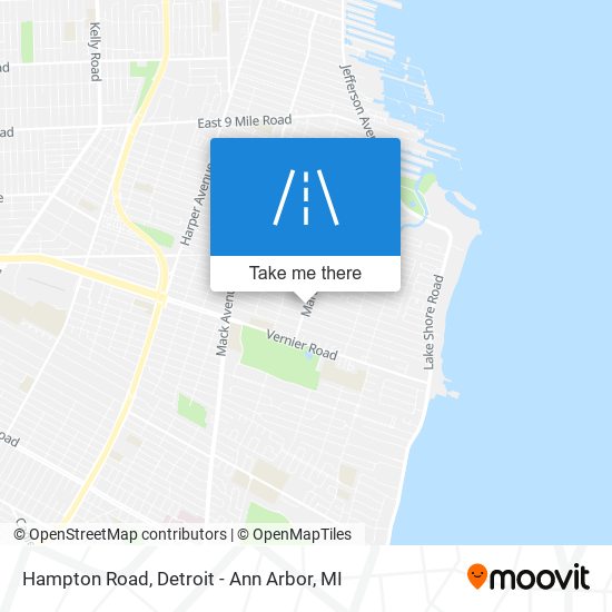 Hampton Road map