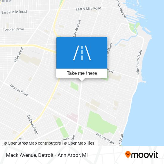 Mack Avenue map