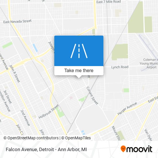 Mapa de Falcon Avenue