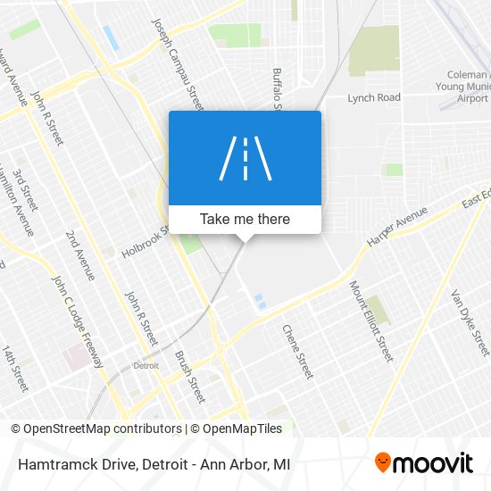 Hamtramck Drive map