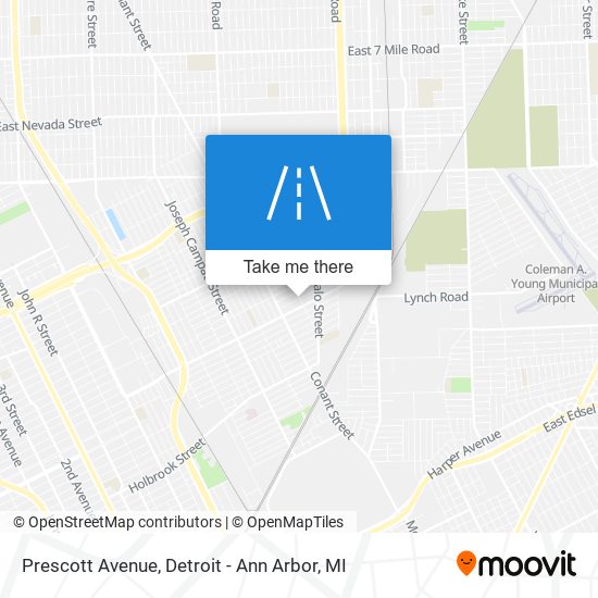 Mapa de Prescott Avenue