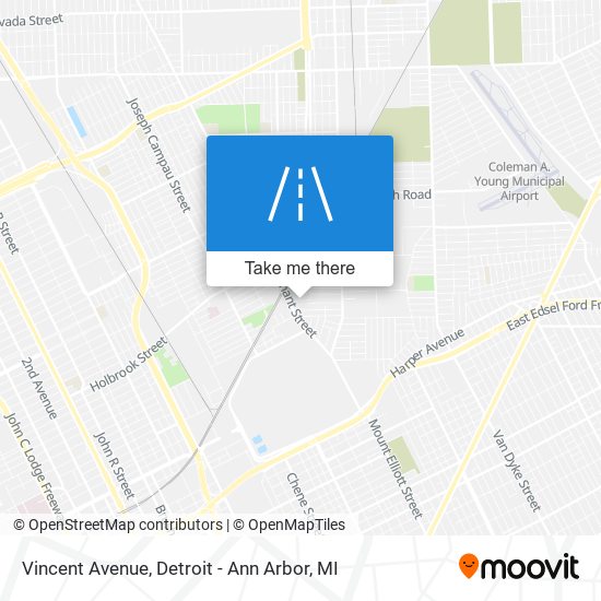 Mapa de Vincent Avenue