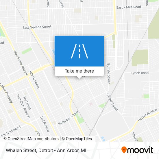 Mapa de Whalen Street