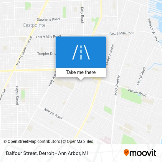 Mapa de Balfour Street