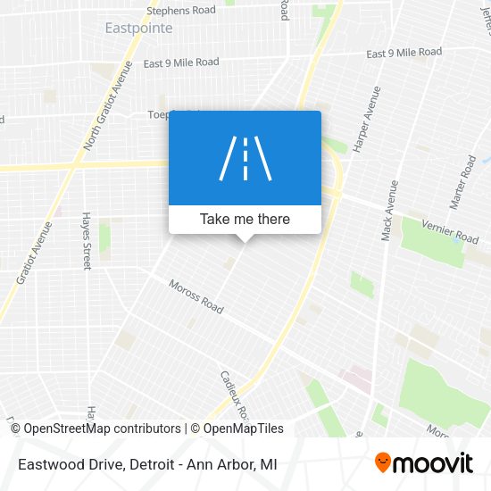 Mapa de Eastwood Drive