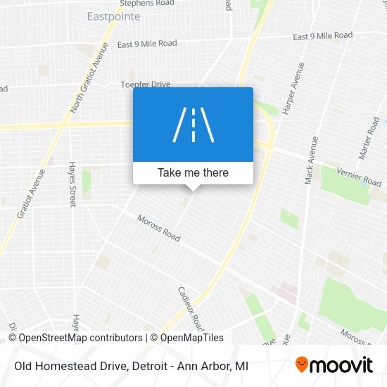 Mapa de Old Homestead Drive