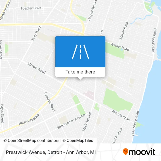 Mapa de Prestwick Avenue
