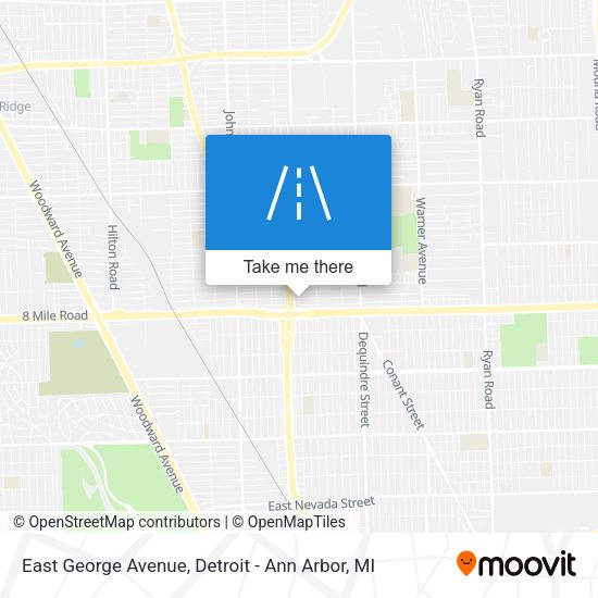Mapa de East George Avenue