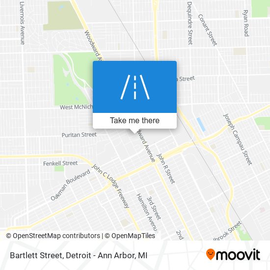 Mapa de Bartlett Street