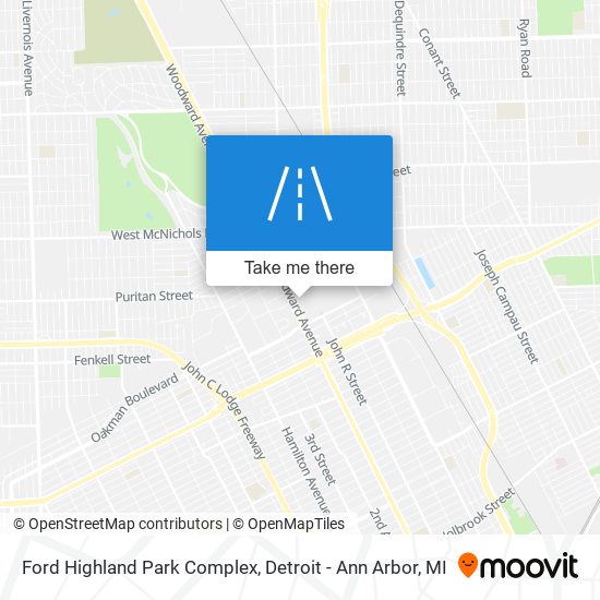 Mapa de Ford Highland Park Complex