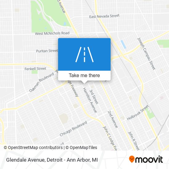 Glendale Avenue map