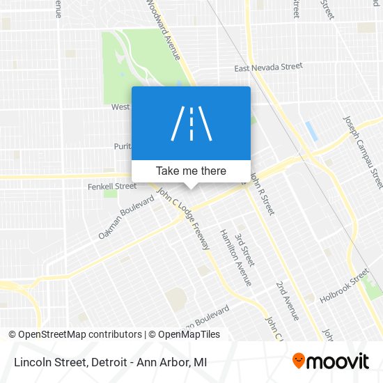 Lincoln Street map