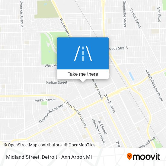 Midland Street map