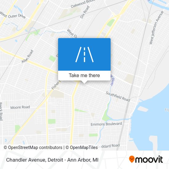 Mapa de Chandler Avenue