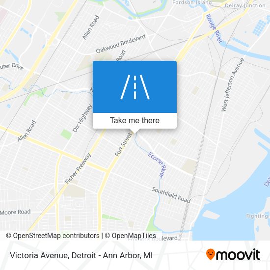 Mapa de Victoria Avenue