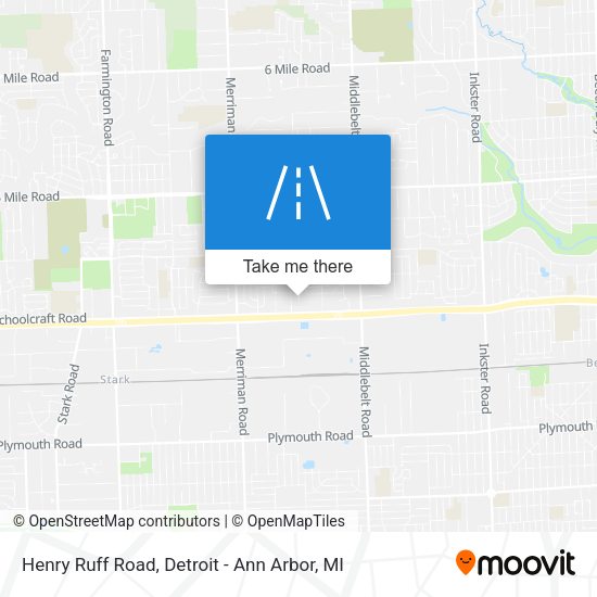 Mapa de Henry Ruff Road