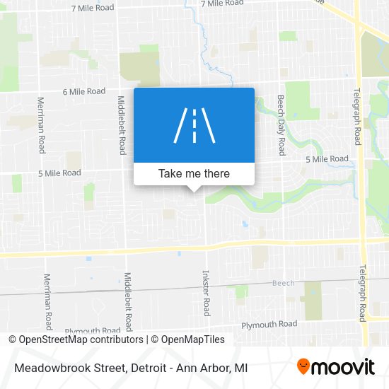 Mapa de Meadowbrook Street