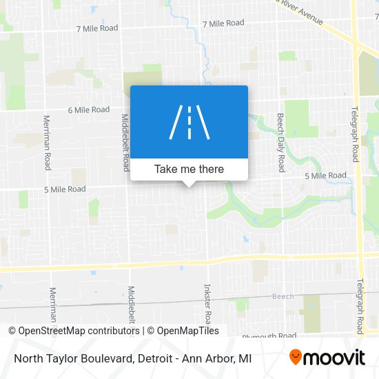 Mapa de North Taylor Boulevard