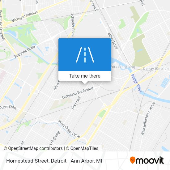 Mapa de Homestead Street
