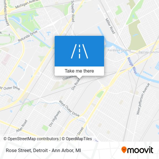Mapa de Rose Street