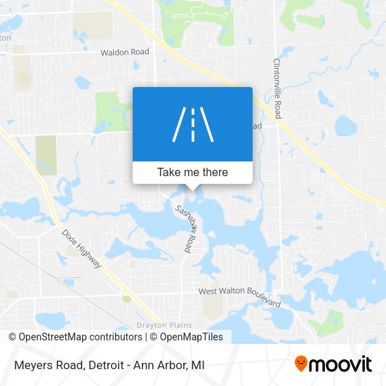 Mapa de Meyers Road