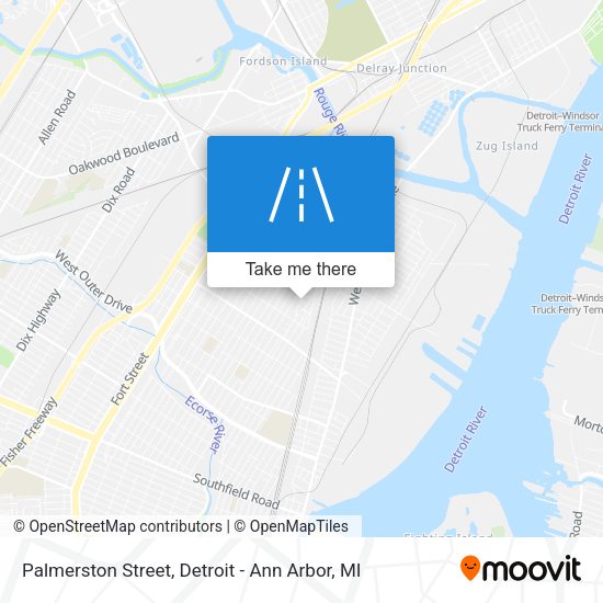 Mapa de Palmerston Street
