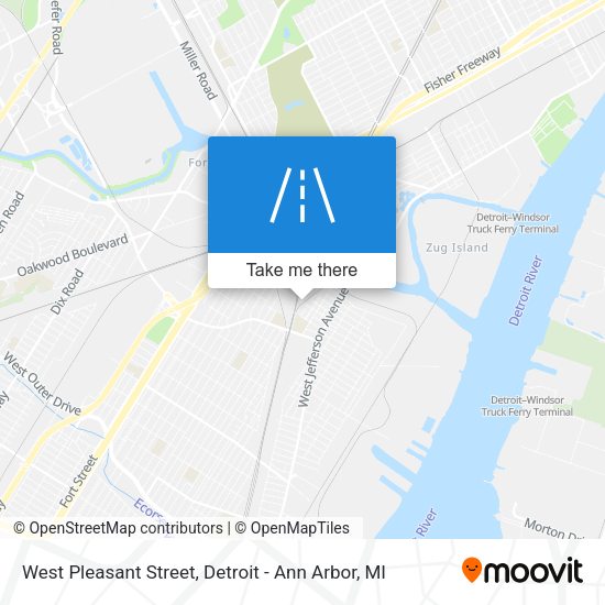 Mapa de West Pleasant Street