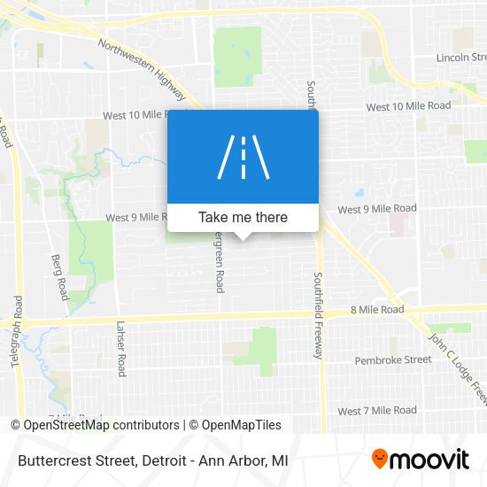 Buttercrest Street map