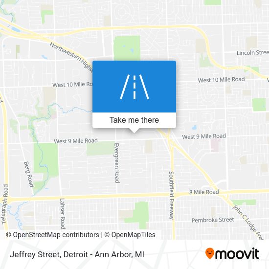 Mapa de Jeffrey Street