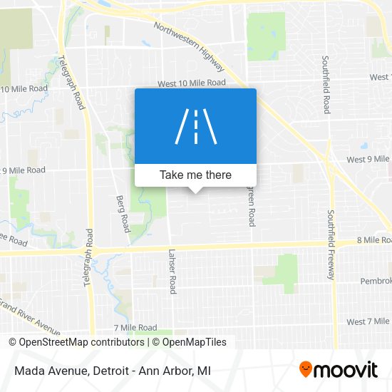 Mapa de Mada Avenue