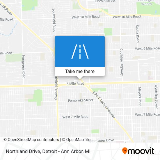 Mapa de Northland Drive