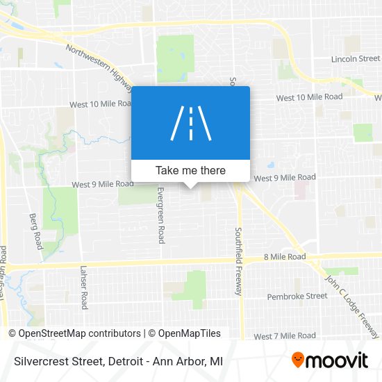 Mapa de Silvercrest Street