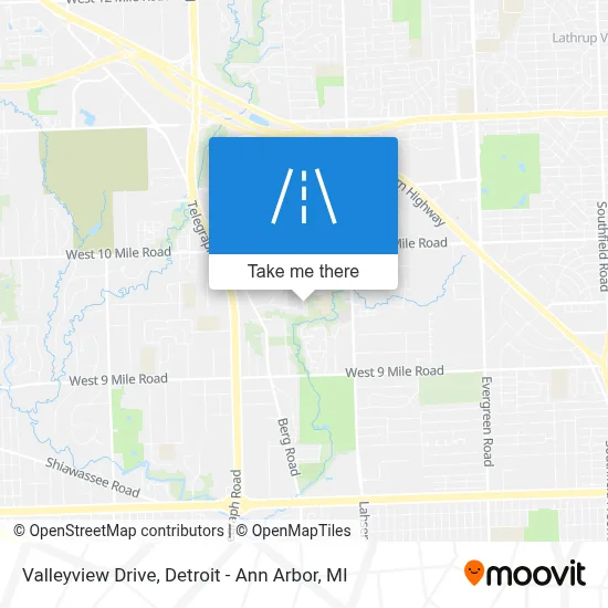 Valleyview Drive map