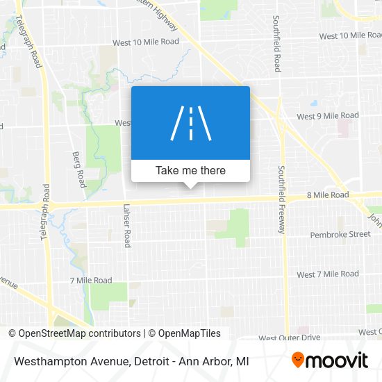 Mapa de Westhampton Avenue