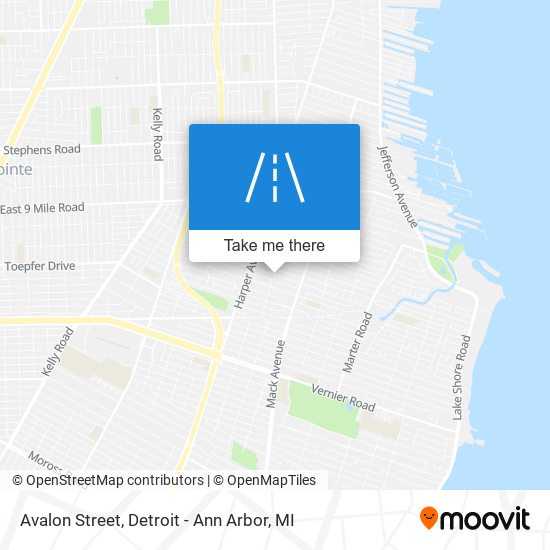 Mapa de Avalon Street