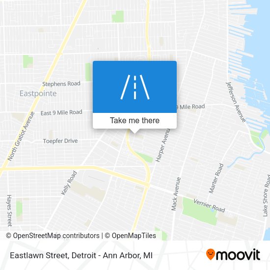 Mapa de Eastlawn Street