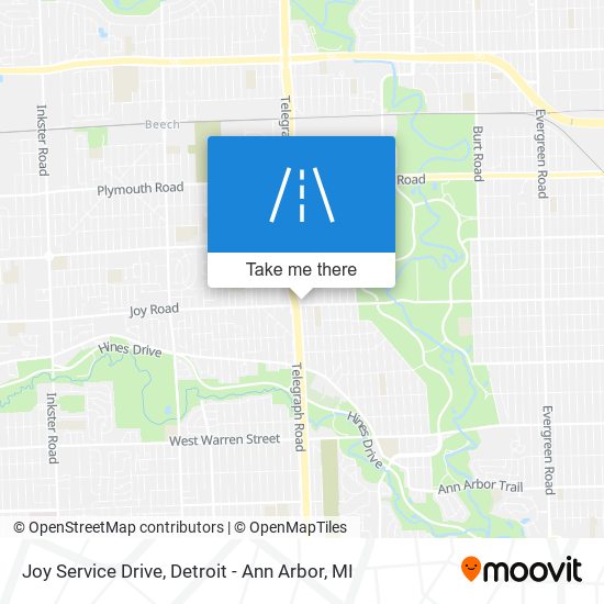 Joy Service Drive map