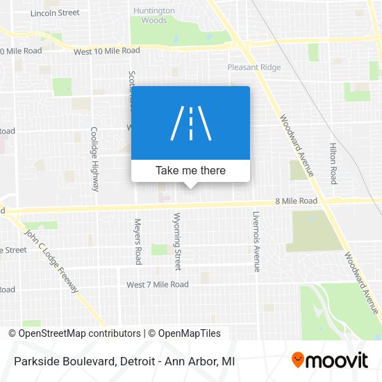 Mapa de Parkside Boulevard