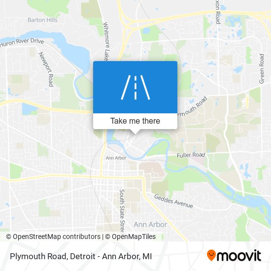 Plymouth Road map