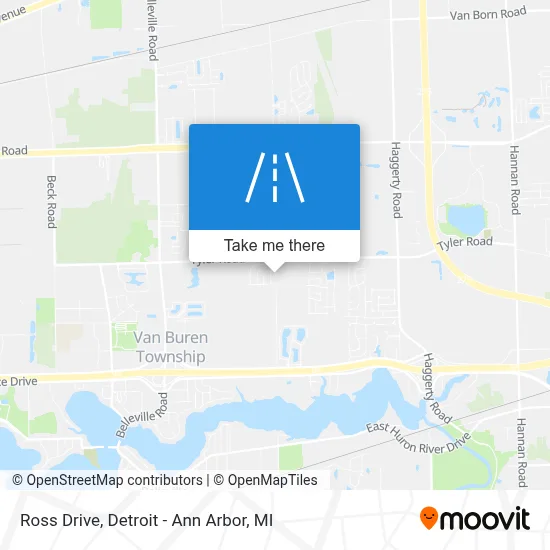 Ross Drive map