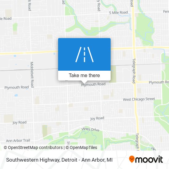 Mapa de Southwestern Highway