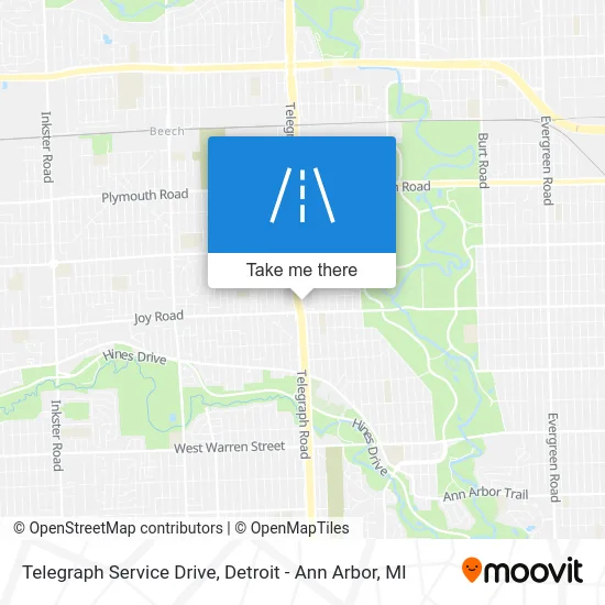 Telegraph Service Drive map