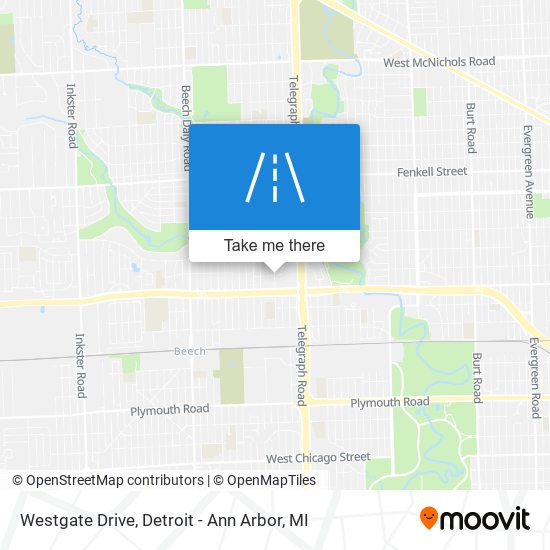 Westgate Drive map