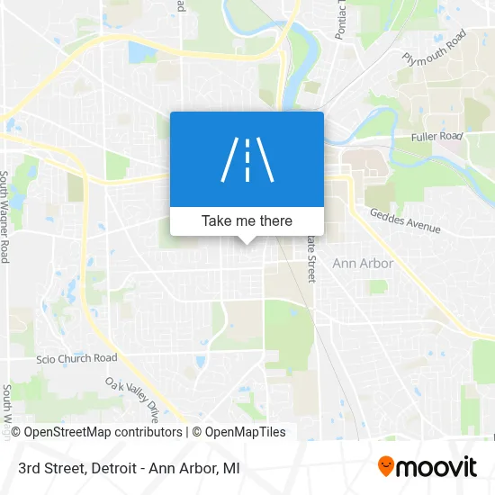 3rd Street map