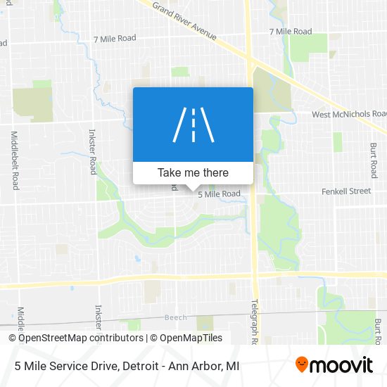 Mapa de 5 Mile Service Drive